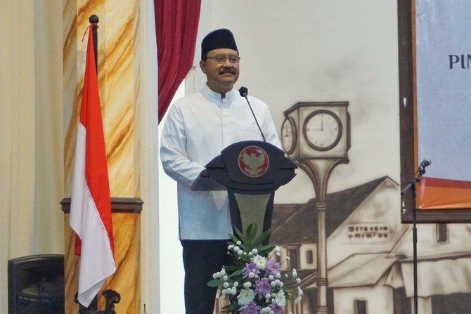 wali kota pasuruan hadiri pengukuhan pd muhammadiyah dan aisyiyah kota pasuruan