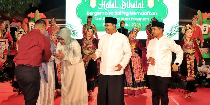 Halal Bi Halal Bersama Jajaran Pemkot Pasuruan, Gus Ipul Ungkapkan Rasa Syukur