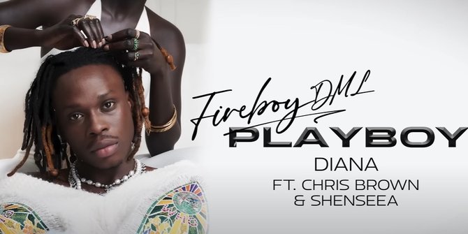 Lirik Lagu Fireboy DML & Chris Brown - Diana