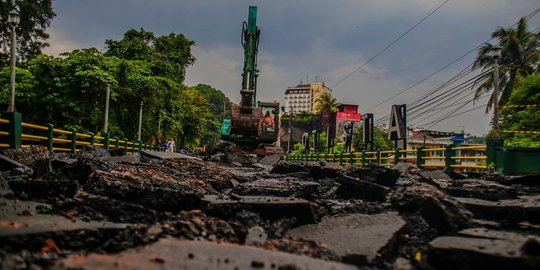 Jembatan Otista Dibongkar, Sistem Satu Arah di Seputar Istana Bogor Dihapus