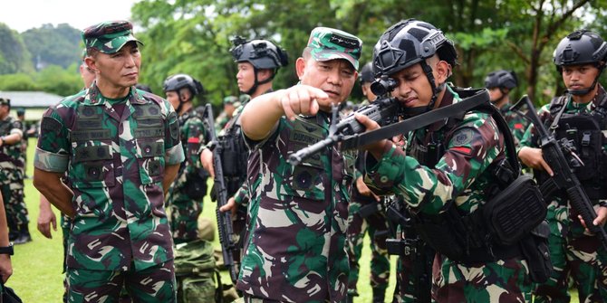 Kasad Dudung ke Prajurit: Jangan Mudah Terprovokasi Isu yang Memecah Belah TNI-Polri