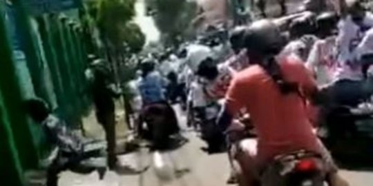 Kelompok Remaja di Jogja Terlibat Tawuran hingga Kena Bacok, Potretnya Bikin Miris