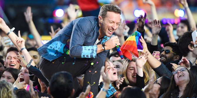 Deretan Teknologi Baru yang Dibawa Coldplay saat Menggelar Konser