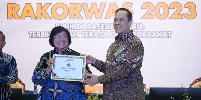 Dapat Penghargaan, Menteri Siti Nurbaya Ungkap Target hingga Akhir Tahun 2023