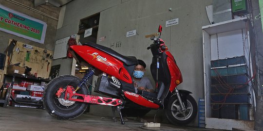 Masih Jauh dari Target, Baru Ada 163 Permohonan Konversi Motor Listrik