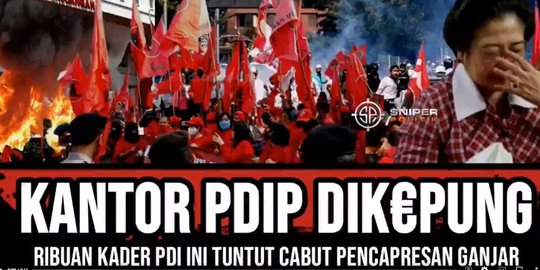 CEK FAKTA: Hoaks Ribuan Kader PDIP Tuntut Pencapresan Ganjar Pranowo Dibatalkan