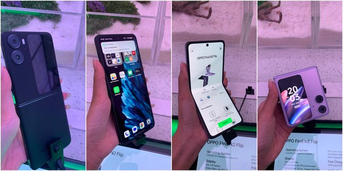 Begini Penampakan HP Layar Lipat OPPO Find N2 Flip yang Baru Dirilis di Indonesia