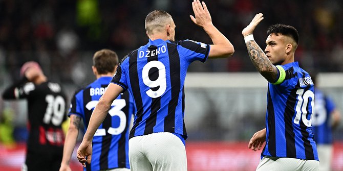 Gulung AC Milan 2-0, Inter Jejakkan Satu Kaki di Final Liga Champions