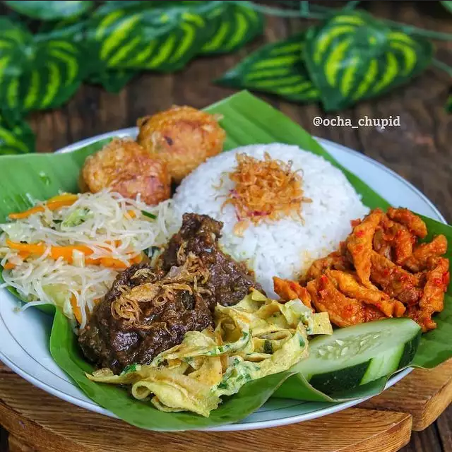 nasi campur rames