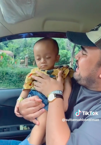 momen kocak anak tidur saat nonton gajah ayah lsquomasuk taman safari pakai duit dik039