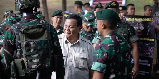 Prabowo Lepas Prajurit TNI ke Papua: Kita Butuh Pasukan Punya Naluri Perang Tinggi