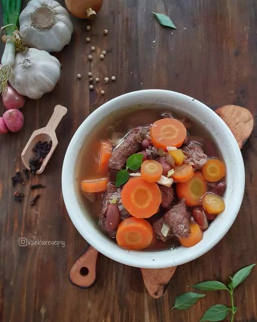 sop daging sapi brenebon