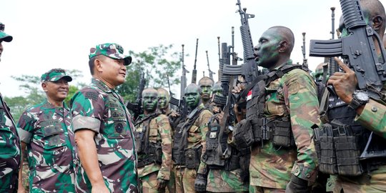 Kasad Temui Prajurit Dikirim ke Papua: Kelompok yang Ganggu Rakyat Tindak Tegas!