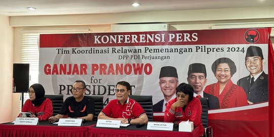 PDIP Bentuk Markas Relawan Pemenangan Ganjar di Menteng, Sudah 457 Kelompok Mendaftar