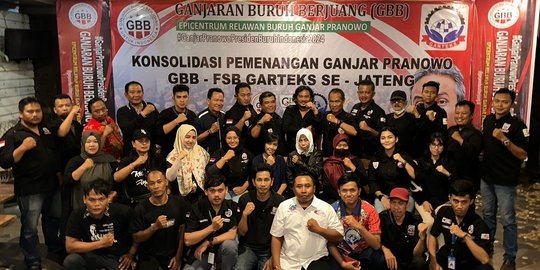 Relawan Buruh Rapat Pemenangan Ganjar, Struktur Berbasis di Pabrik dan Permukiman