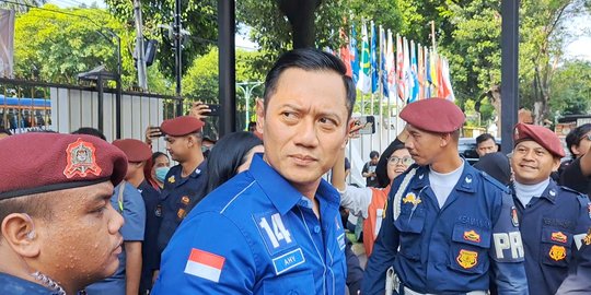 AHY Tiba di KPU, Serahkan Nama Bacaleg 2024