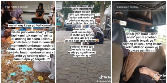 Viral Santri Yatim Diduga Tak Boleh Masuk Acara Ultah Padahal Diundang, Bikin Sedih