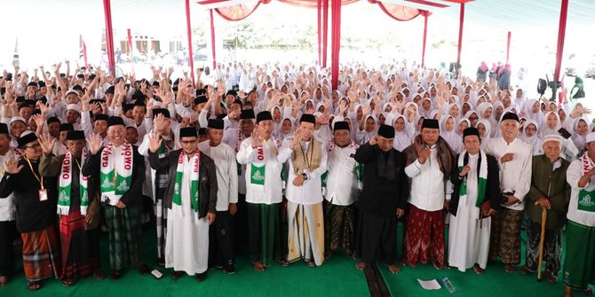 Ulama se-Priangan Timur Deklarasi Dukung Ganjar Pranowo di Pemilu 2024