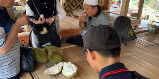 Menikmati Musim Durian di Badui, Wisatawan Bisa Cicipi Langsung di Rumah Warga