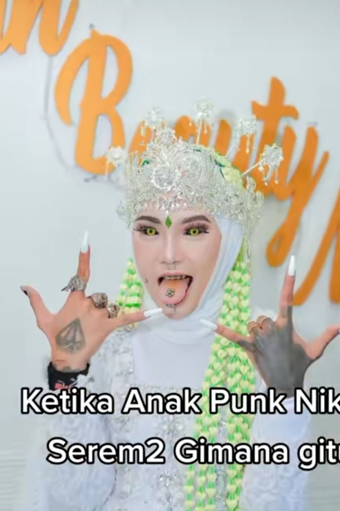 begini jadinya kalau cewek punk penuh tato nikah potretnya bikin panglingbegini jadinya kalau cewek punk penuh tato nikah potretnya bikin pangling