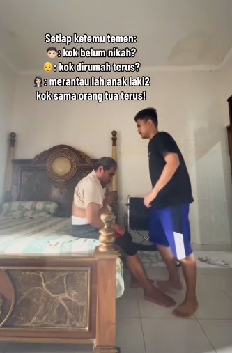 laki laki asuh ayahnya