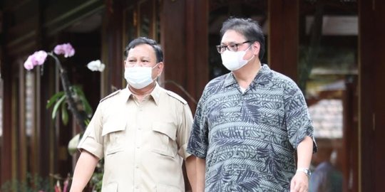 Prabowo dan Airlangga Muncul di Musra, Golkar: Kombinasi Patriot Teknokrat