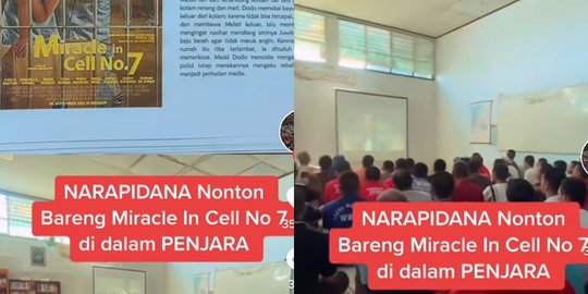 Viral Momen Narapidana Nonton Bareng Miracle In Cell No 7, Penuh Haru