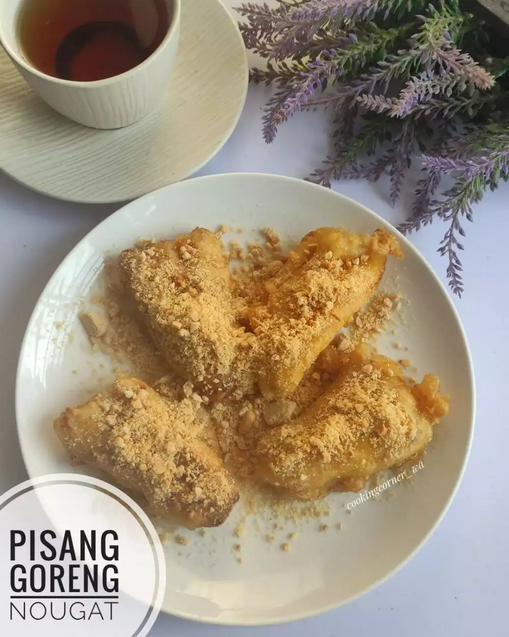 pisang goreng vanila nougat