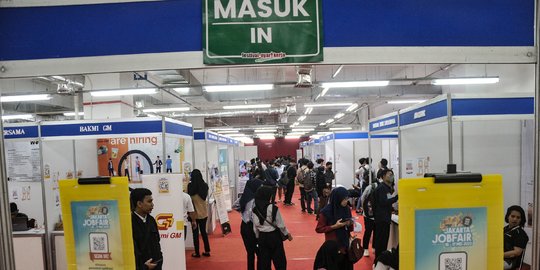 Antusiasme Pencari Kerja Serbu Jakarta Job Fair 2023