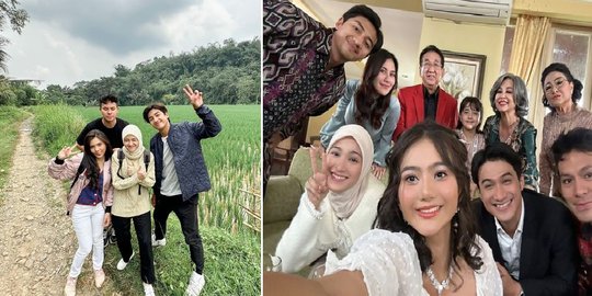 Momen Kompak Afifah Ifah'nda bareng Para Pemain Tajwid Cinta, Penuh Keseruan