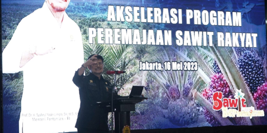 Mentan Dorong Pengembangan Sawit Alternatif Bahan Bakar Berbiaya Rendah