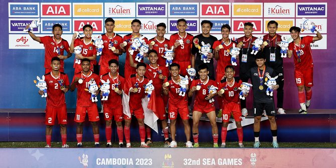 Momen Manis Timnas Indonesia Berkalung Medali Emas SEA Games, Akhiri Puasa 32 Tahun