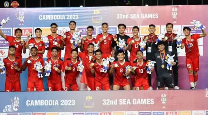 sosok ramadhan sananta penyerang timnas indonesia yang sumbang 2 gol di final sea games