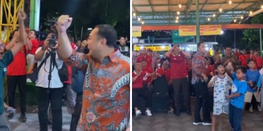 Nobar Final Sepak Bola SEA Games 2023, Aksi Walkot Surabaya dan Bocil Curi Perhatian