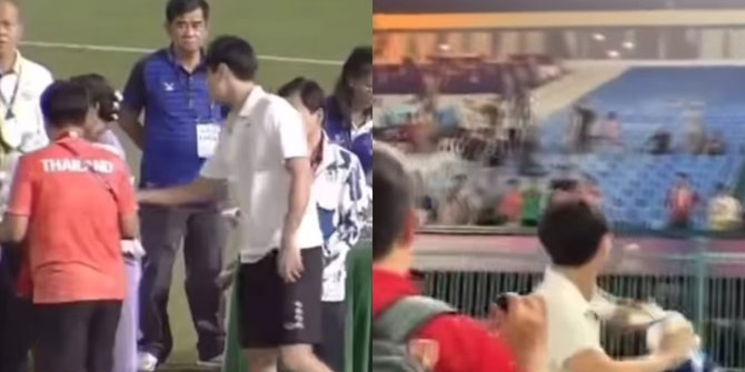 Viral Momen Arogan Pemain Sepakbola Thailand, Lempar Medali dan Boneka
