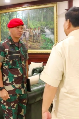 letkol wahyu yang ditantang duel vietnam menghadap prabowo 039jiwa komandonya keluar039