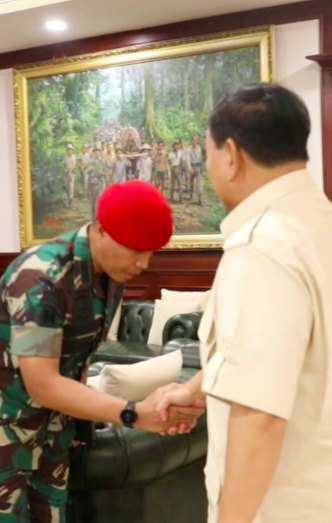 letkol wahyu yang ditantang duel vietnam menghadap prabowo 039jiwa komandonya keluar039