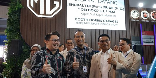 MG Unjuk Komitmen Mobilitas Berkelanjutan di PEVS 2023