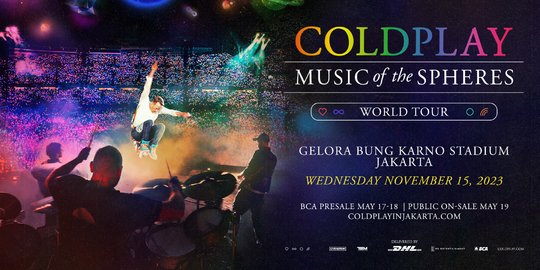 Tips Jitu Menang War Tiket Coldplay Hari Jumat 19 Mei 2023, Lengkap dengan Linknya