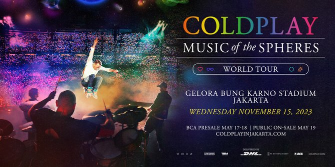 Tips Jitu Menang War Tiket Coldplay Hari Jumat 19 Mei 2023, Lengkap dengan Linknya