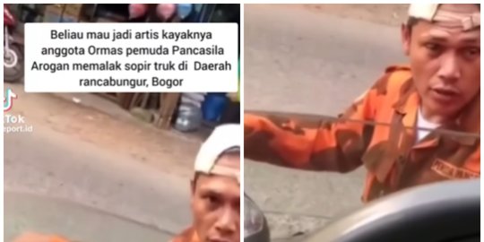 Viral Ormas Palak Sopir Truk di Bogor, Begini Fakta di Baliknya