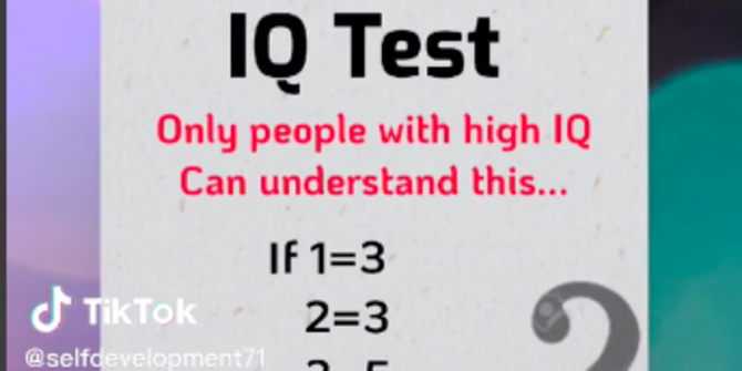 Hanya Orang Punya IQ Tinggi yang Bisa Jawab Soal Matematika Ini