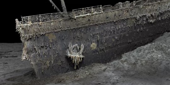 Tenggelam 111 Tahun Lalu, Begini Wujud Asli Bangkai Titanic di Kedalaman 3.800 Meter