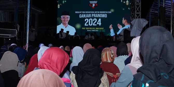 Munajat Santri Nusantara buat Indonesia dan Ganjar Pranowo 2024