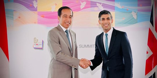 Momen Presiden Jokowi Ajak PM Inggris Berinvestasi di IKN