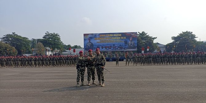 Mayjen TNI Nur Alamsyah Resmi Jabat Komandan Marinir Gantikan Widodo Dwi