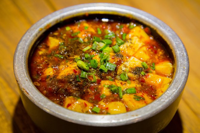 ilustrasi mapo tofu