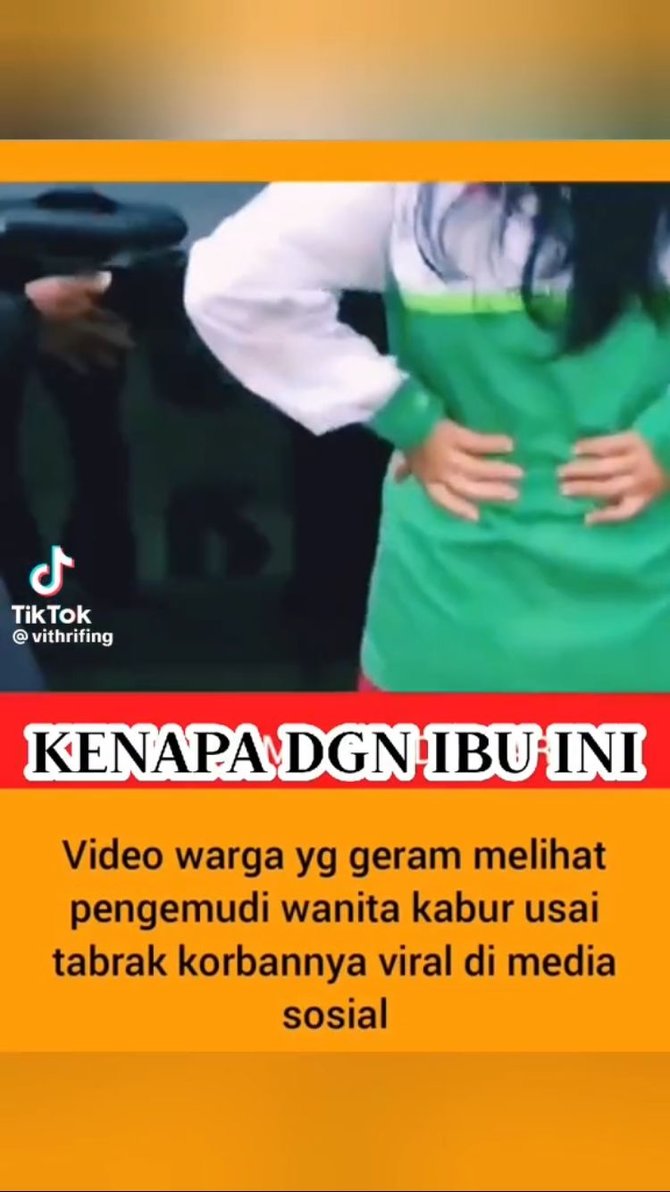 wanita bersikap arogan usai tabrak ibu hamil dan coba kabur bikin geram warganet