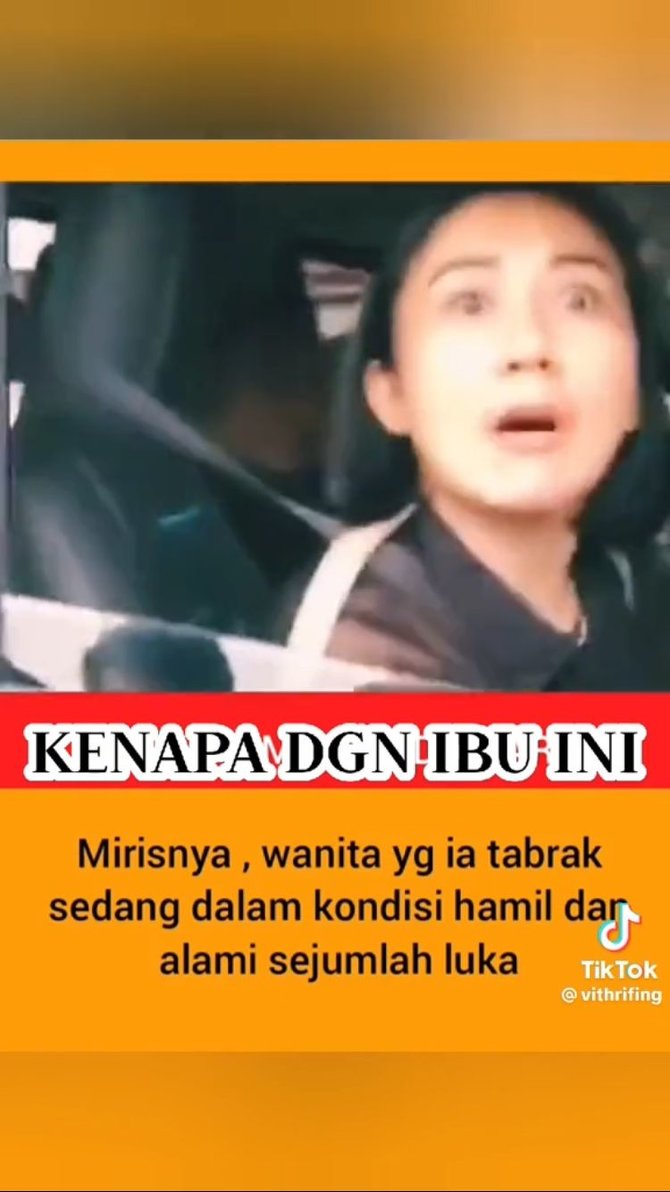 wanita bersikap arogan usai tabrak ibu hamil dan coba kabur bikin geram warganet