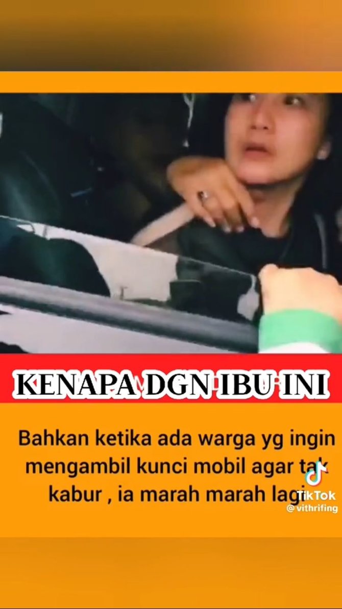 wanita bersikap arogan usai tabrak ibu hamil dan coba kabur bikin geram warganet